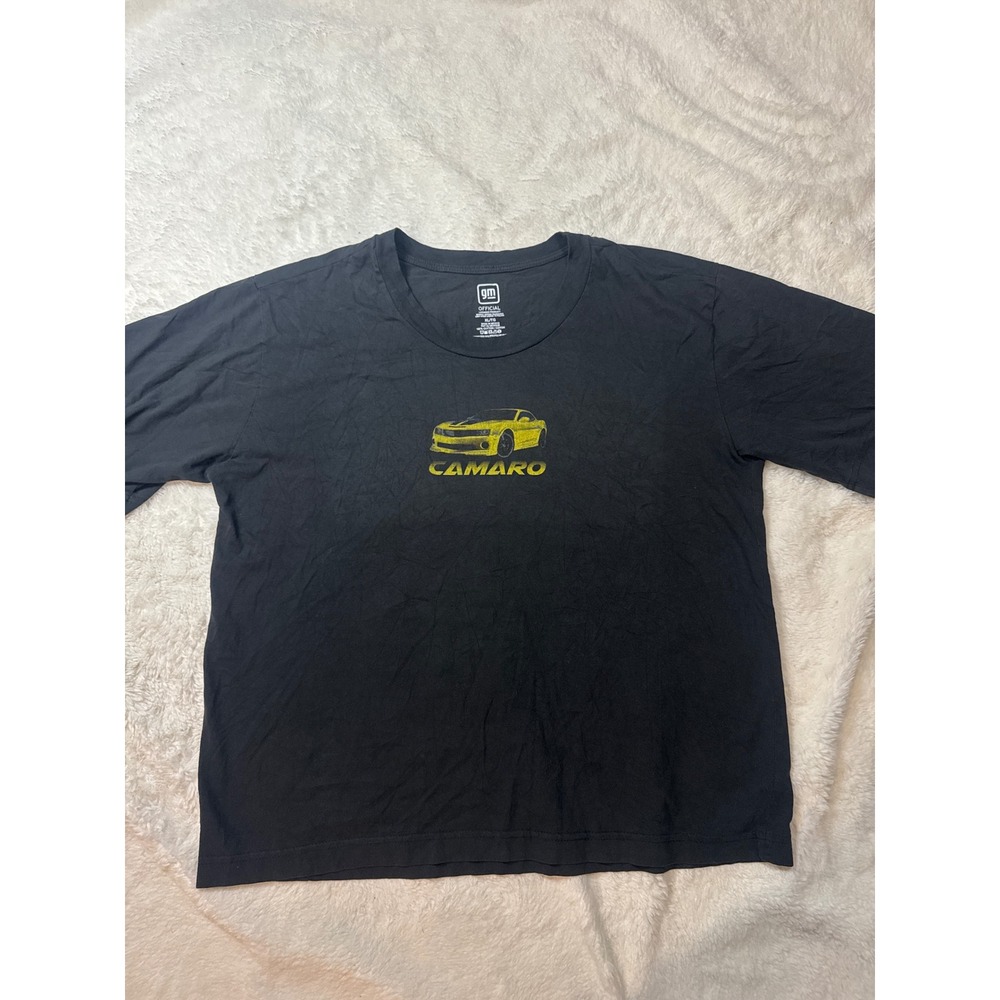 GM Camaro T-Shirt Mens XL Black Good 2010 SS Graphic Tee Short Sleeve